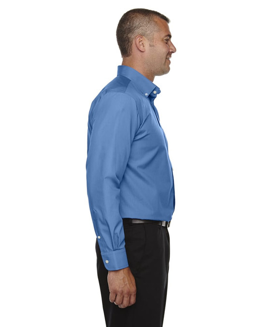 Devon & Jones D620T - Collection Tall Crown Chemise unie à manches longues en popeline