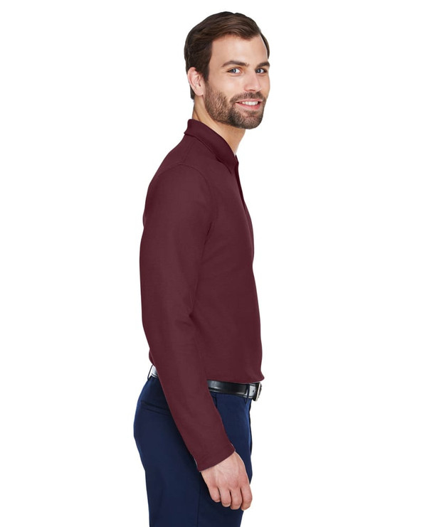 Devon & Jones DG170 - Men's DRYTEC20 Performance Long-Sleeve Polo