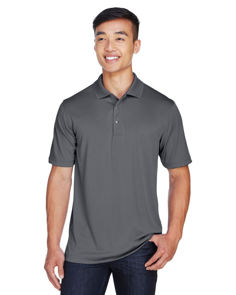 Harriton M345 - Men's Advantage IL Snap Placket Performance Polo