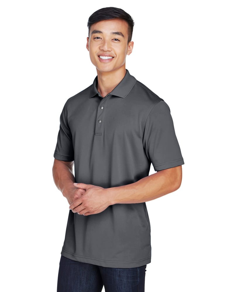 Harriton M345 - Men's Advantage IL Snap Placket Performance Polo