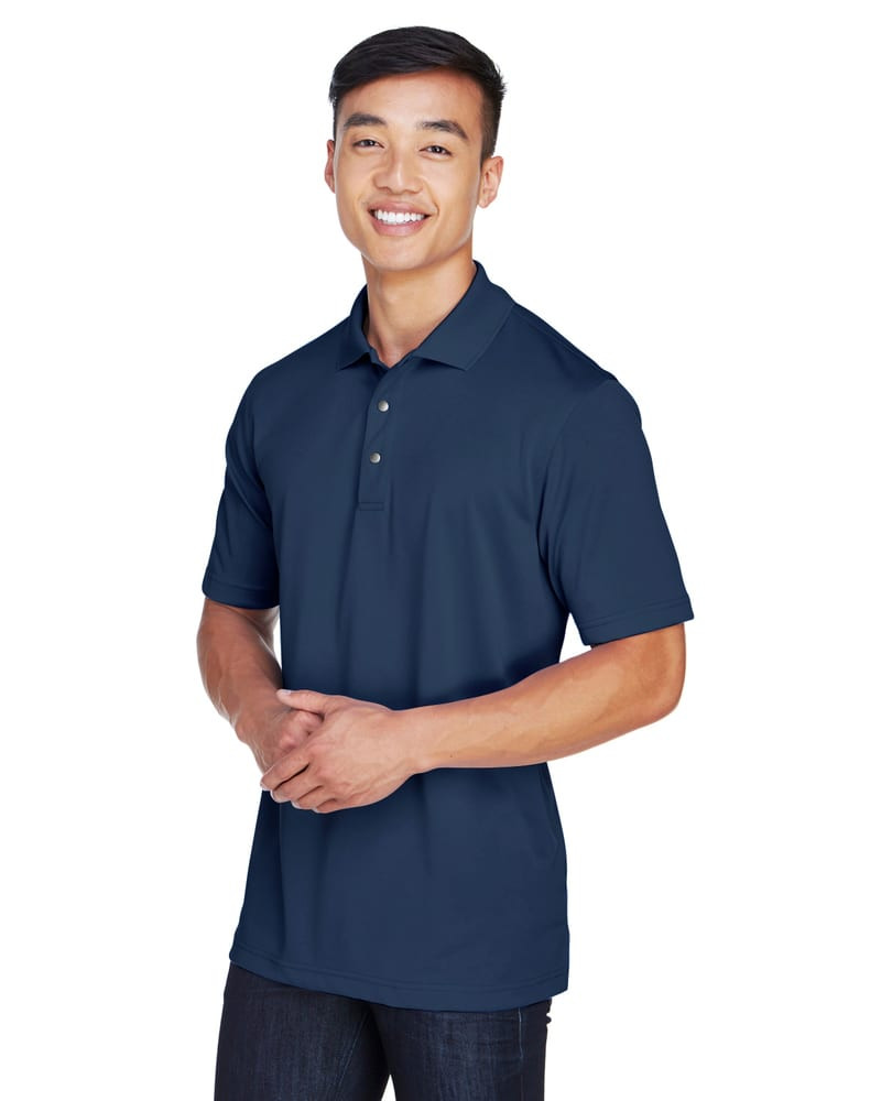 Harriton M345 - Men's Advantage IL Snap Placket Performance Polo