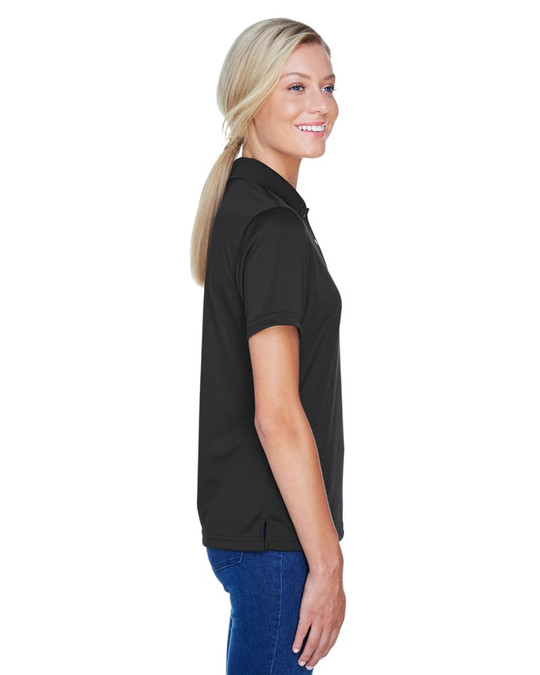 Harriton M345W - Ladies Advantage IL Snap Placket Performance Polo