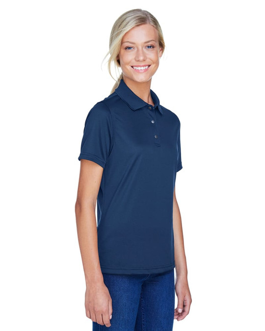 Harriton M345W - Polo de Performance à Patte à Pression IL Advantage pour Dames