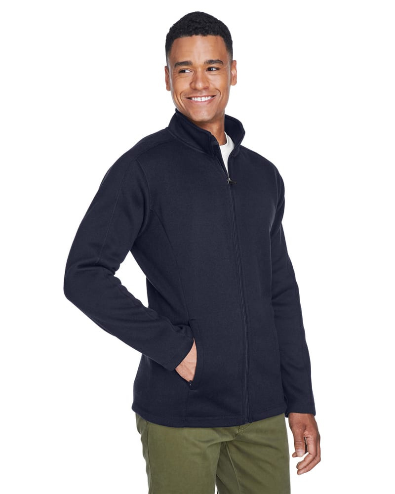 Devon & Jones DG793 - Men's Bristol Full-Zip Sweater Fleece Jacket