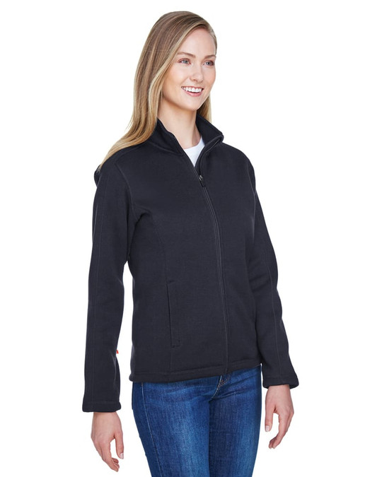 Devon & Jones DG793W - Veste en molleton à fermeture éclair complète pour dames Bristol