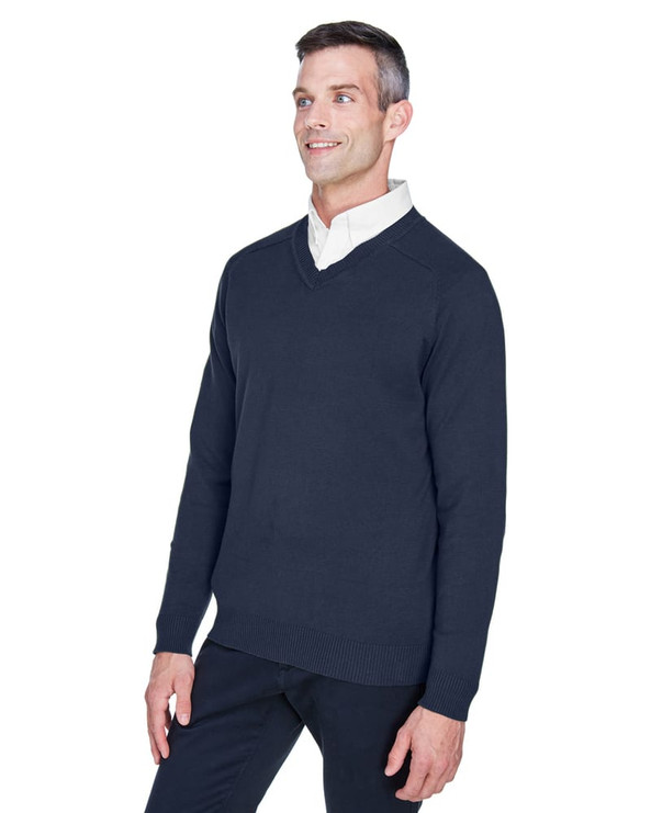 Devon & Jones D475 - Men's V-Neck Sweater