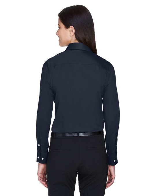 Devon & Jones DG530W - Colección Crown para Damas Twill Elástico Sólido
