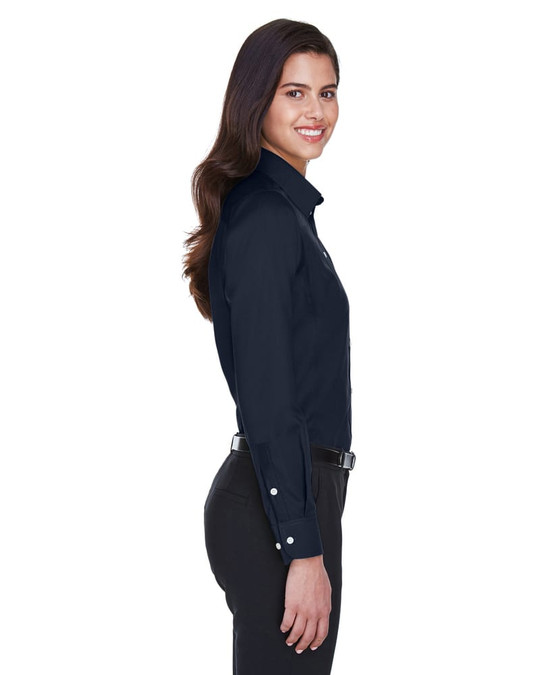 Devon & Jones DG530W - Colección Crown para Damas Twill Elástico Sólido