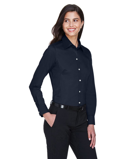 Devon & Jones DG530W - Colección Crown para Damas Twill Elástico Sólido