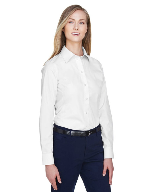 Devon & Jones D620W - Collection Couronne pour Dames en Broadcloth Uni