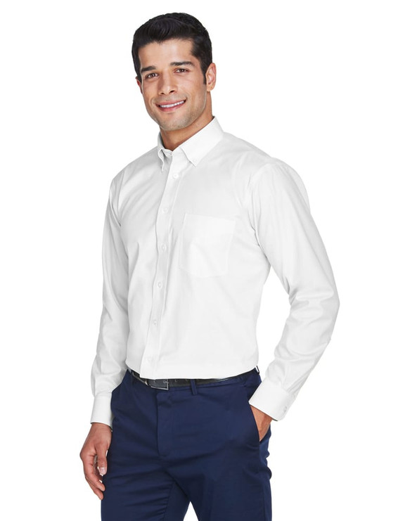 Devon & Jones D630 - Men's Crown Collection Solid Oxford