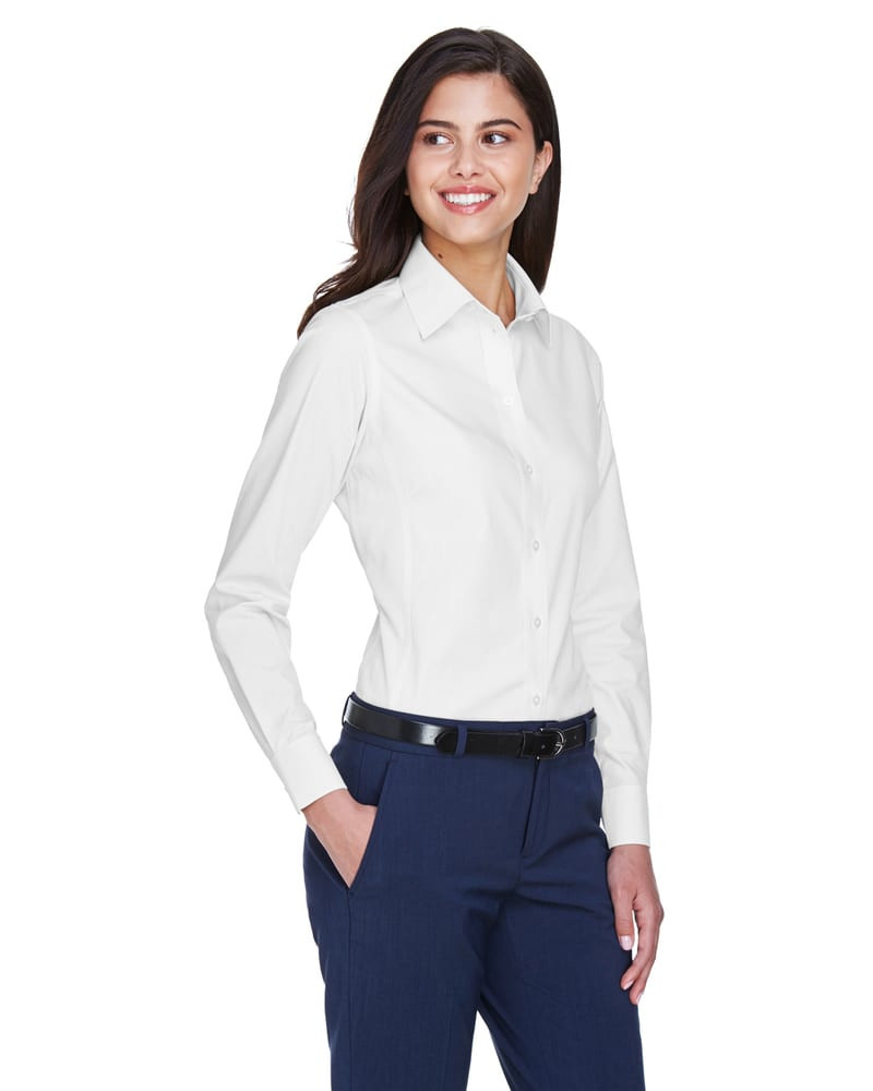Devon & Jones D630W - Ladies Crown Collection Solid Oxford