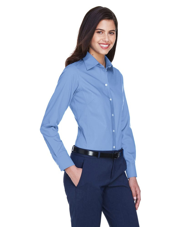 Devon & Jones D630W - Ladies Crown Collection Solid Oxford