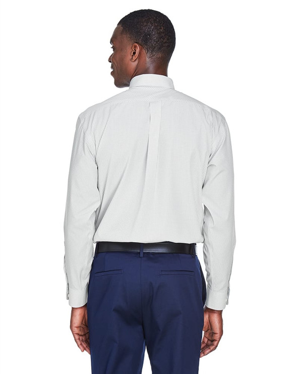 Devon & Jones D640 - Men's Crown Collection Gingham Check