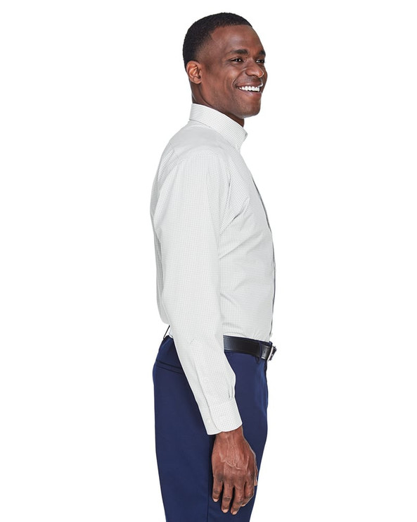 Devon & Jones D640 - Men's Crown Collection Gingham Check