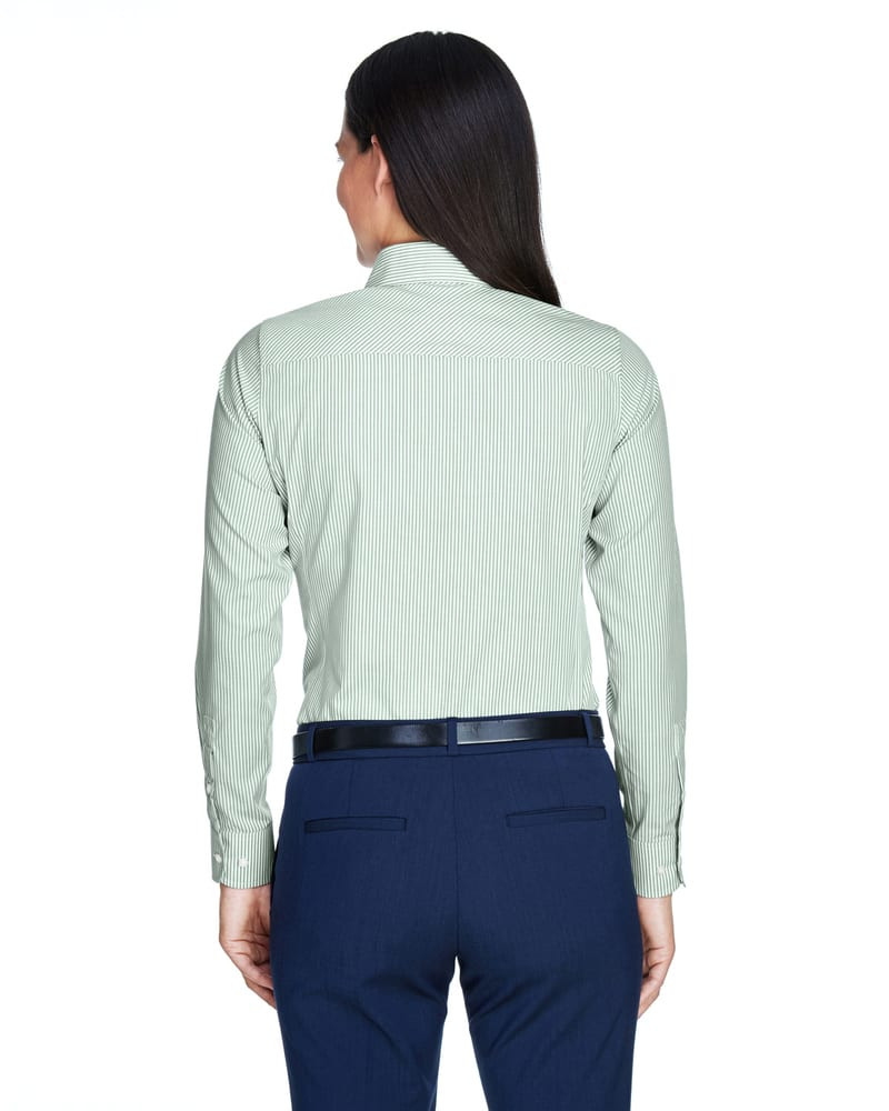 Devon & Jones D645W - Ladies Crown Collection Banker Stripe