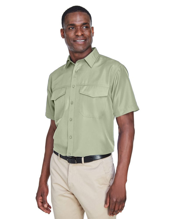 Harriton M580 - Men's Key West Short-Sleeve Performance Staff Shirt