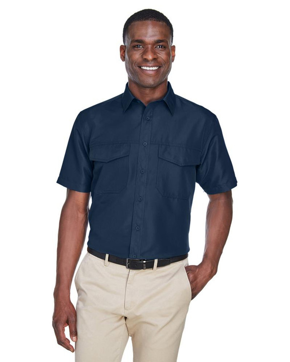 Harriton M580 - Men's Key West Short-Sleeve Performance Staff Shirt