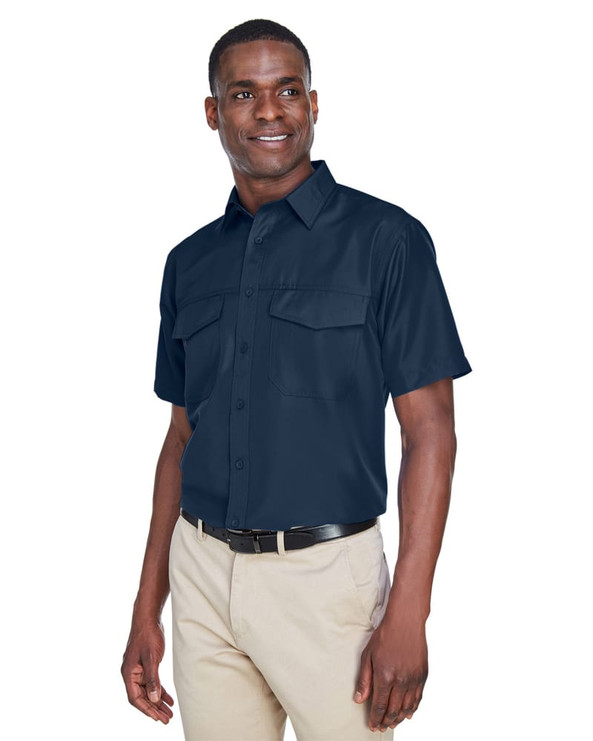 Harriton M580 - Men's Key West Short-Sleeve Performance Staff Shirt