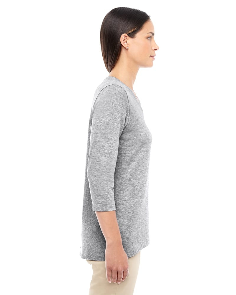 Devon & Jones DP184W - Haut à col en V longueur bracelet pour femme Perfect Fit