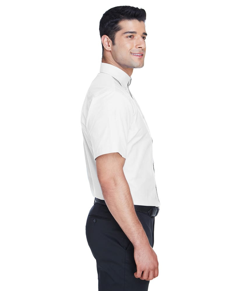 Harriton M600S - Chemise Oxford à manches courtes avec traitement anti-taches