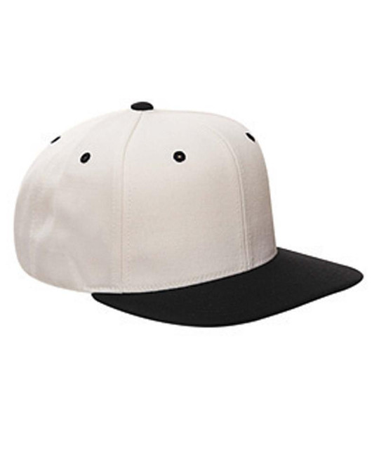 Yupoong 6089 - Casquette Snapback Classique à Visière Plate Structurée à 6 Panneaux