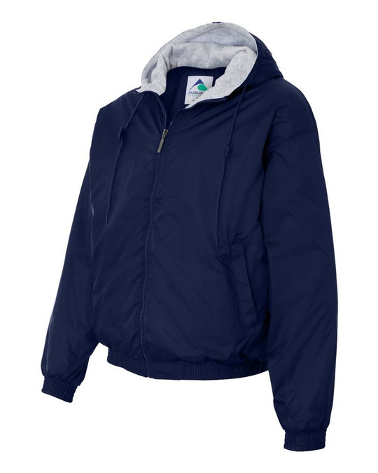 Augusta Sportswear 3280 - Campera de tafetán con capucha/forro polar