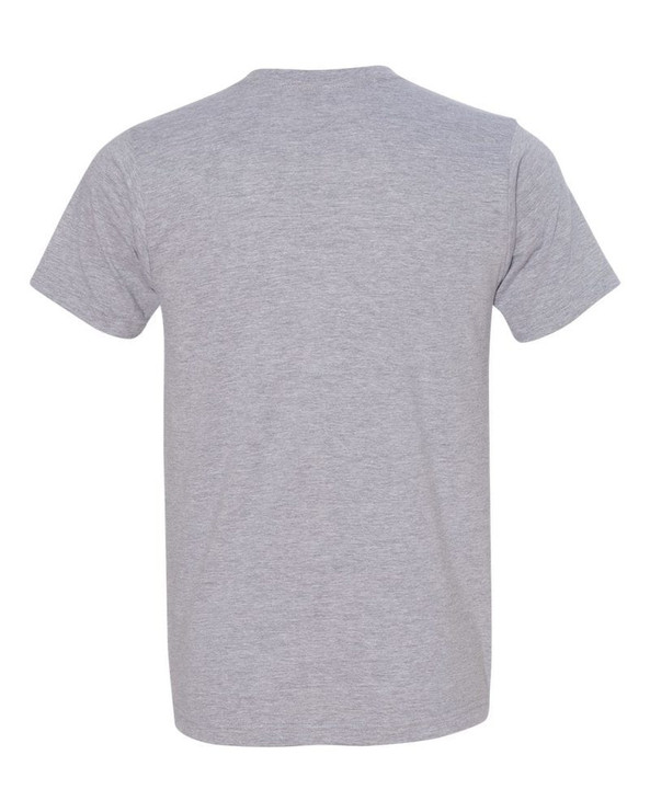 Bayside 5010 - USA Made Ringspun 50/50 Heather Unisex T-Shirt