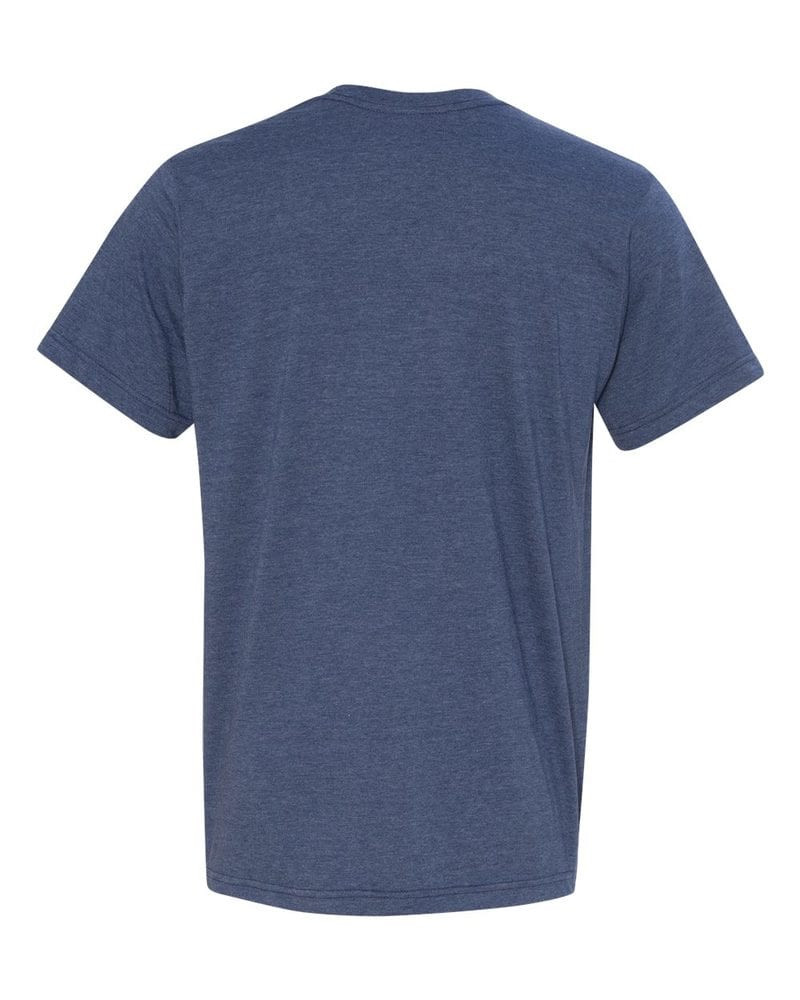 Bayside 5010 - Camiseta Unisex Heather 50/50 Ringspun Hecha en EE. UU.
