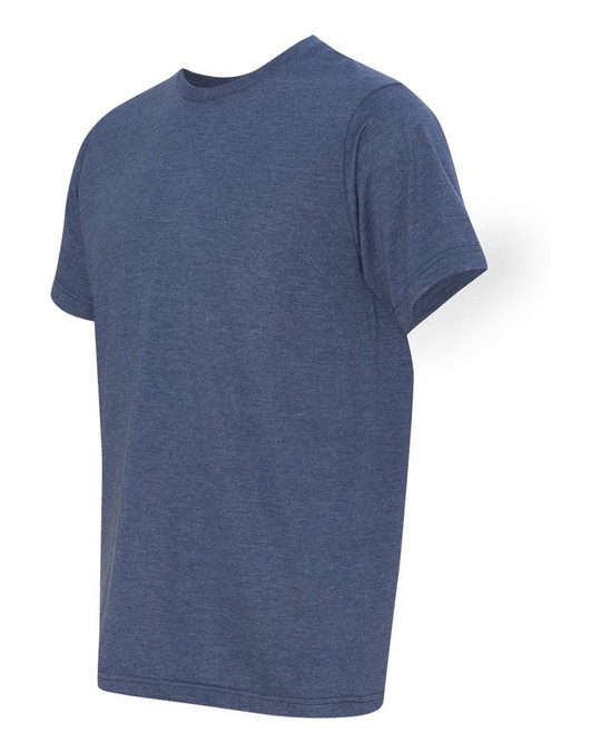 Bayside 5010 - Camiseta Unisex Heather 50/50 Ringspun Hecha en EE. UU.