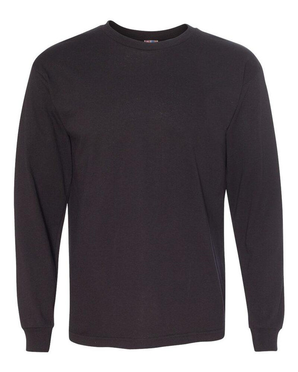 Bayside 5060 - USA-Made 100% Cotton Long Sleeve T-Shirt