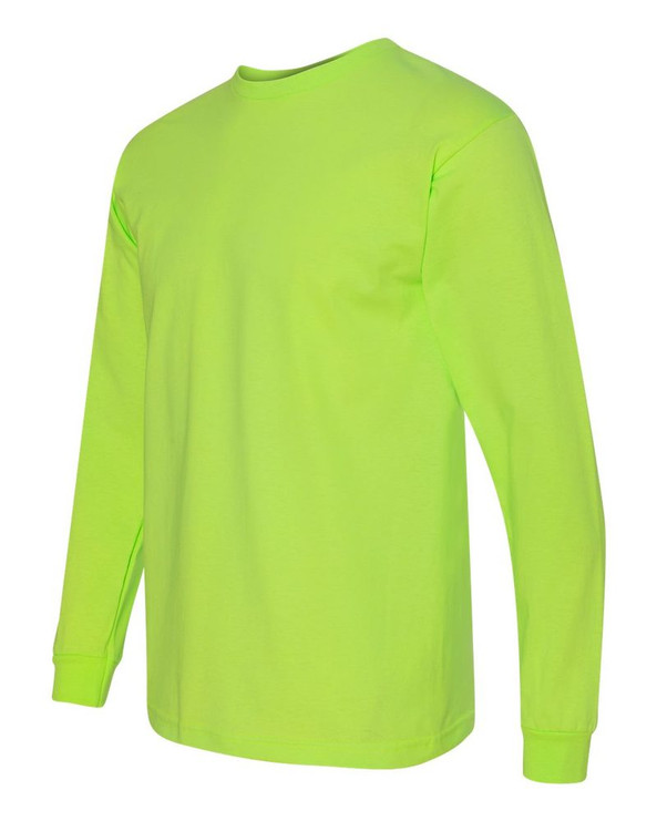 Bayside 5060 - USA-Made 100% Cotton Long Sleeve T-Shirt