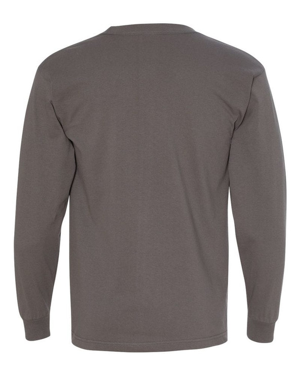 Bayside 8100 - USA-Made Long Sleeve T-Shirt with a Pocket