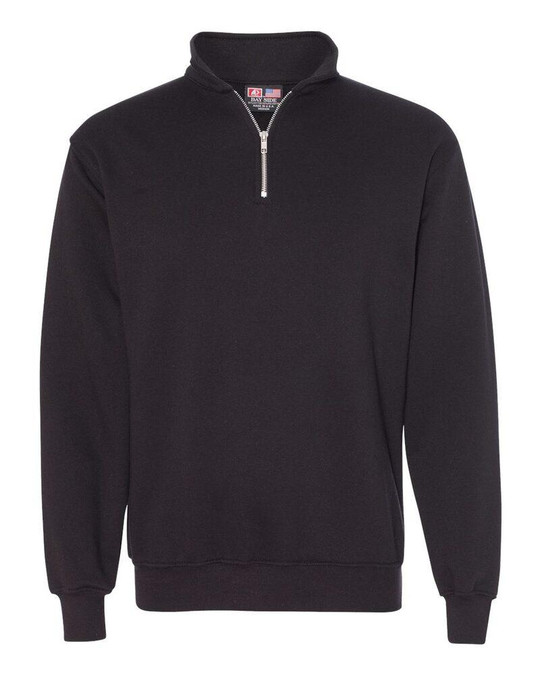Bayside 920 - Sudadera con cremallera de un cuarto hecha en USA