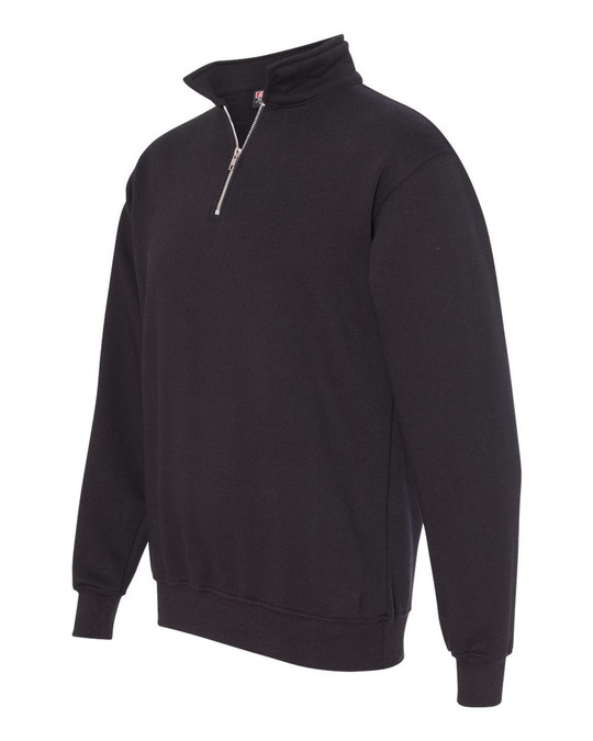 Bayside 920 - Sudadera con cremallera de un cuarto hecha en USA