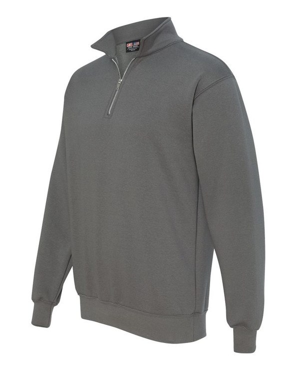 Bayside 920 - USA-Made Quarter-Zip Pullover Sweatshirt