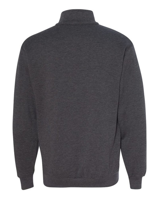 Bayside 920 - Sudadera con cremallera de un cuarto hecha en USA