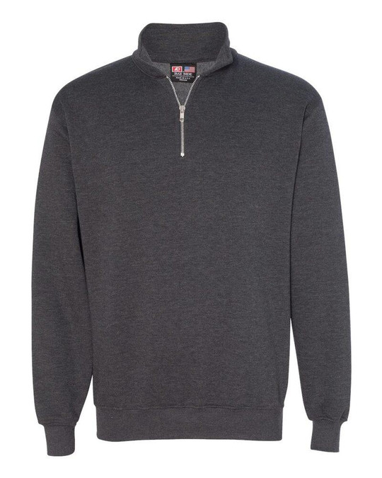 Bayside 920 - Sudadera con cremallera de un cuarto hecha en USA