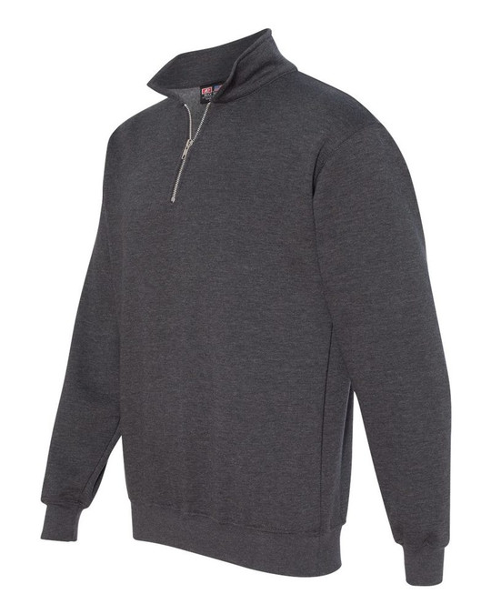 Bayside 920 - Sudadera con cremallera de un cuarto hecha en USA