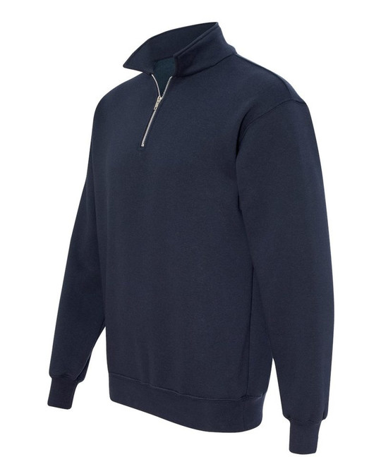 Bayside 920 - Sudadera con cremallera de un cuarto hecha en USA