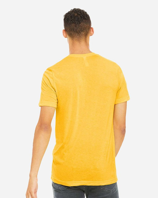 Bella+Canvas 3413 - Remera Unisex de tres materiales manga corta