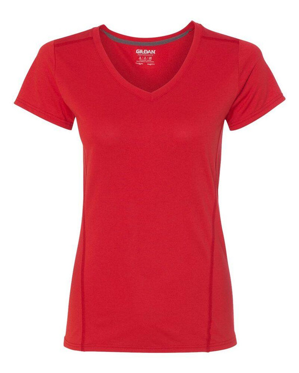 Gildan 47V00L - Tech Women's Performance V-Neck T-Shirt