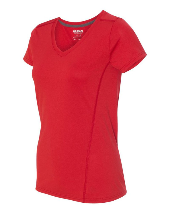 Gildan 47V00L - Tech Women's Performance V-Neck T-Shirt