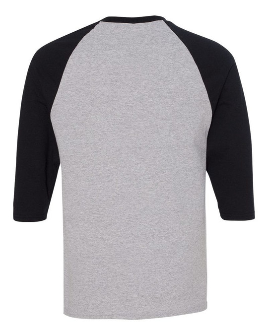 Gildan 5700 - T-shirt à manches raglan trois-quarts en coton lourd