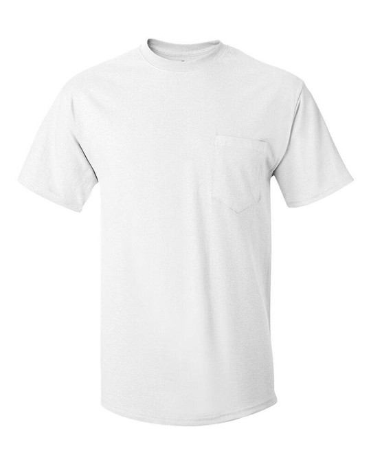 Hanes 5590 - Camiseta con bolsillo
