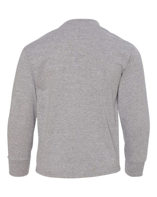 Jerzees 29BLR - Camiseta de Manga Larga para Jóvenes Heavyweight Blend™ 50/50