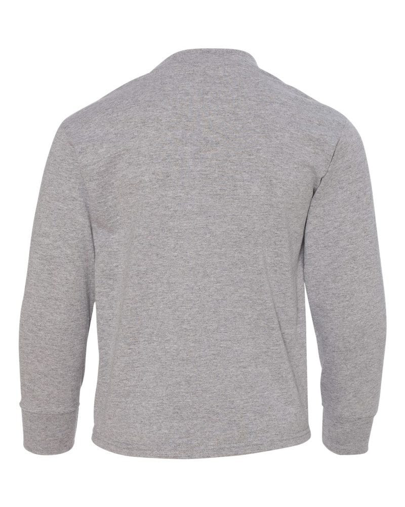 Jerzees 29BLR - Camiseta de Manga Larga para Jóvenes Heavyweight Blend™ 50/50