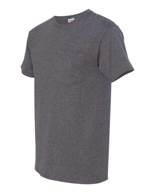 Jerzees 29MPR - Camiseta Heavyweight Blend™ 50/50 con bolsillo