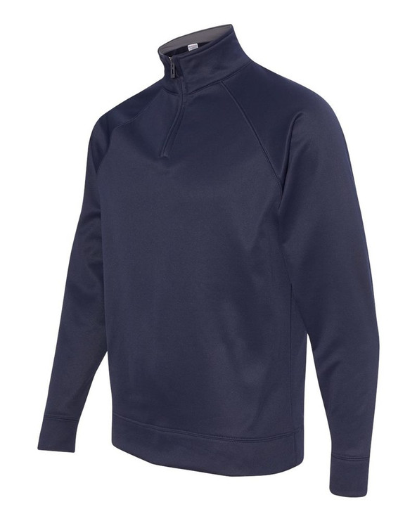JERZEES PF95MR - 100% Polyester Fleece Quarter-Zip Cadet Collar Sweatshirt