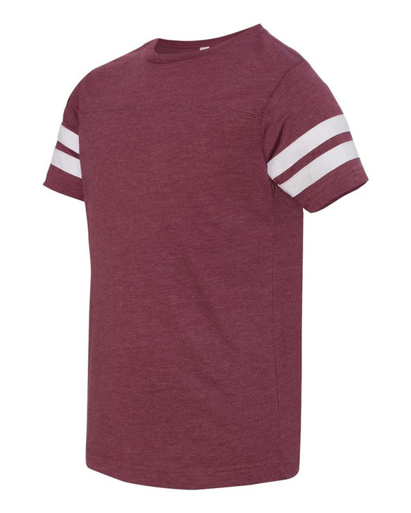 LAT 6137 - Youth Vintage Football T-Shirt